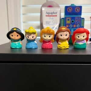 Disney Princess Mini Doll Set - Blue, Pink, Yellow